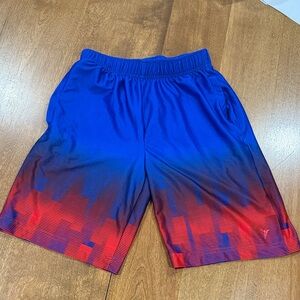 Old Navy Blue and Red Ombre Shorts